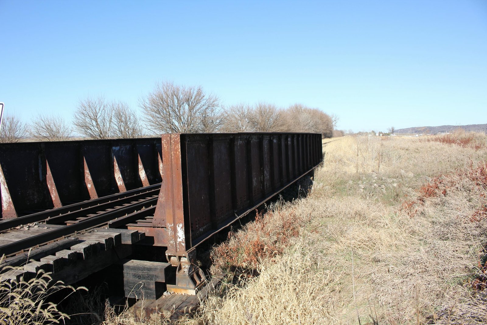Looking north